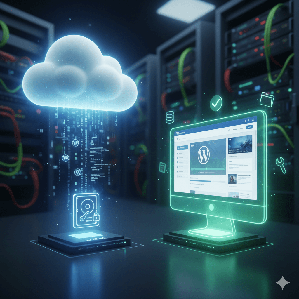 如何用雲端備份在本地 Local 重建 WordPress