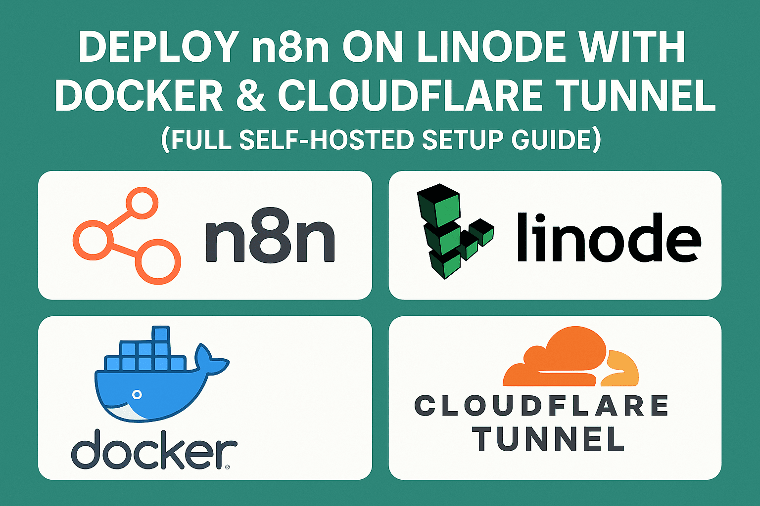 如何在 Linode 用 Docker 架設 n8n